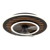 Globo 03668 - LED prigušiva stropni ventilator TREVINO LED/36W/230V 2700-6000K crna+daljinski upravljac