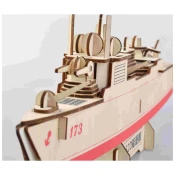 3d drvena puzzle - 052D BROD RAZARAČ
