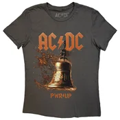 AC/DC Bell Lightning EU Tour 25 (Back Print & Ex-Tour) Charcoal Grey S Ženske Majica