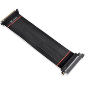 THERMALTAKE Thermaltake PCIe vzpenjalni kabel PCIe 4.0 PCIe x16 vtič\, PCIe x16 vtičnica 0.30 m črna AC-058-CO1OTN-C1, (20536242)
