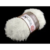 Pletena preja Mink 50 g - (330) kremasta najlažja.