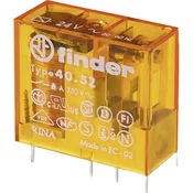 Finder Vtični rele za tiskano vezje Finder 40.52.8.012.0000, 12 V/AC, 8 A, 250 V/AC, 30 V/DC