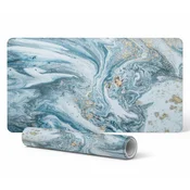 Podloga za pisalno mizo Marble Waves za tipkovnico in dodatke 120x60 cm
