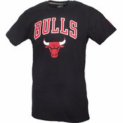 New Era Moška majica NBA Chicago Bulls T-shirt Črna