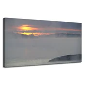 shumee Platno s sliko Narava Zahajajoče sonce 120x60
