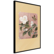 Poster - Rhododendron and Butterfly 40x60