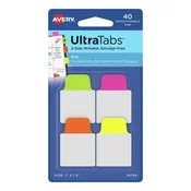 Označevalci UltraTabs neon 25,4x38, 40 kos