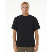 Rip Curl SEARCH EMBROIDERY TEE Black T-shirt