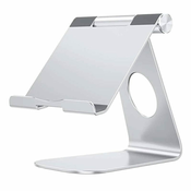 OMOTON Adjustable Tablet Stand Holder (Silver)
