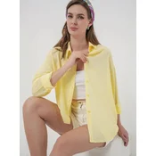 Bigdart Bluza pastelno rumena