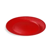 Papirnati krožnik (FSC Mix) rdeč O23cm [10 kosov]
