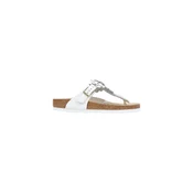 Beli japonki Birkenstock s cvetličnim vzorcem