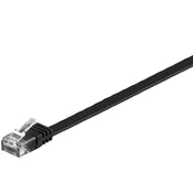 Omrežni kabel U/UTP CAT6 5M črn ploščat