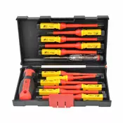 shumee AWTOOLS 1000V VDE S2 IZOLIRANI KOMPLET IZVIJAČEV, 13 DELNI.