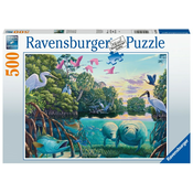 Ravensburger - Puzzle Manatee Trenutki - 500 kosov