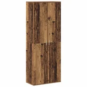 Vidaxl Visok predalnik Star les 70 x 33.5 x 180 cm Konstruiran les