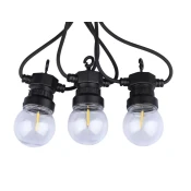 V-TAC Svetlobna veriga LED, 5m, 10x0,4 W, 550lm, IP44, 3000K/2-PACK!