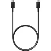 shumee Samsung 1m USB-C kabel - hitro polnjenje, pleten, črne barve