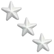 Polistirenske zvezde 15 cm - komplet 3 kosov (polizdelek iz)