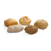 Mini žemljice 5 mix, 200×35 g, zm.