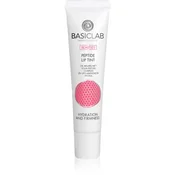 BasicLab Dermocosmetics Beauties balzam za sijoče ustnice s peptidi odtenek 210 Candy Pink 15 ml
