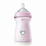 Chicco NF plasticna flašica,330ml,silikon,6m+,dev.