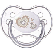 Duda silikonska simetrična 6-18m Novorođenče - bež