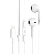 XO Slušalice sa mikrofonom Lightning EP70 White