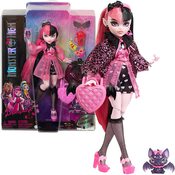 Monster High lutka Draculaura sa dodacima i slepim mišem HHK51