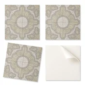 shumee Paket vinilnih ploščic z mozaičnim vzorcem kuhinje z ornamenti 20x20x20 cm