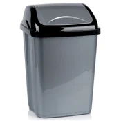 Northix Plastični koš za smeti siv 26 l