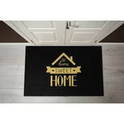 tulup.si Predpražnik Home sweet home Rumena hiša 90x60 cm