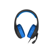 Slušalke GENESIS Argon 200, LED, 2.0, USB, črne/modre