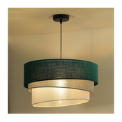 Duolla - Luster na sajli TRIO 1xE27/15W/230V, precnik 45 cm, zelena/siva/bela