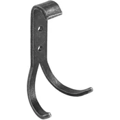 Manjša obešalna kljuka Kappl, Š 55 mm, V 112 mm, železo, cinkano, črno pas