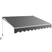 Costway Zložljiva balkonska terasa senčnik 295x250 cm