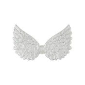 Rayher. Angelska krila iz tekstila, 6,5 cm, srebrna