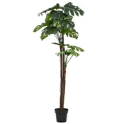 Vidaxl Umetna rastlina monstera v loncu 170 cm zelene barve