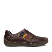 Nizki čevlji Rieker CEO-52560-30 Bordo rdeča