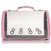 Torba providna za pse i macke Roze 43x27x28 cm