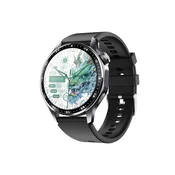 INF Pametna ura z EKG, merilnikom srčnega utripa, krvnega tlaka in pedometrom Black Silicone strap, (5000129916)