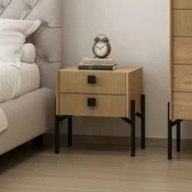 Hanah Home Maren 20432 nocni ormaric 50 × 50 × 45 cm, Gölge Yunus