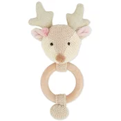 Bieco Grasping Toy with Rattle Fawn igrača z ropotuljico 0 m+ 1 kos