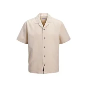 Jack & Jones Junior Srajca Global Waffle Resort bež