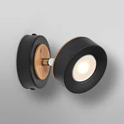 OSRAM LED stropni reflektor PLUTO, črn, 1 spot, 3.000 K - Dnevna soba/jedilnica - Kovina