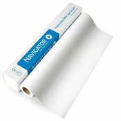 Papir za ploter 80gr 610mm/50m nepremazni Navigator extra bijeli
