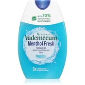 Vademecum 2 in1 Menthol Fresh zobna pasta in ustna voda 2v1 75 ml