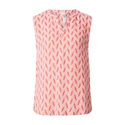 ZABAIONE Bluza Iv44anka temno oranžna/bela