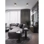 OZEN STROPNA SVJETILJKA LED/3000K/24W/1393Lm/CRNA