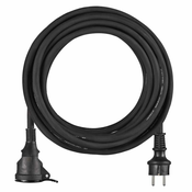 Emos Extension Cable 10m 3x1.5mm rubber, black